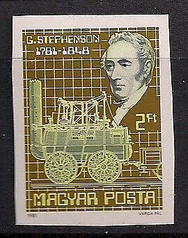 Hungary Stamp 2697  - G. Stephenson and his Nonpareil