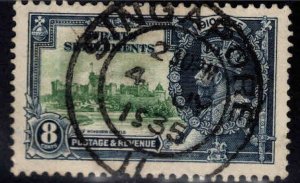 Straits Settlements Scott 214 Used Silver Jubilee 1935 stamp