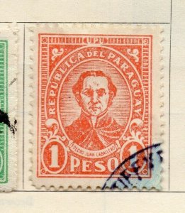 Paraguay 1927-30 Early Issue Fine Used 1P. NW-192930