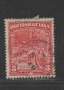 BRITISH GUINEA #212 1934 3c KING GEORGE V F-VF USED a