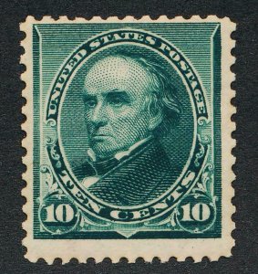 UNITED STATES (US) 226 MINT F-VF HINGED 10c WEBSTER