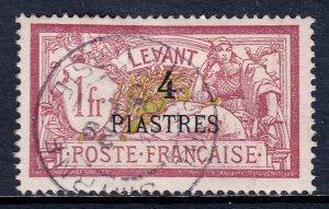 France (Offices in Turkey) - Scott #36 - Used - See description - SCV $2.10