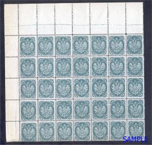 BOSNIA, 5 Korona 1901, BLOCK o 35 STAMPS FAKE NH