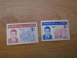 Cuba  #  743-44  MNH