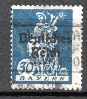 German States Bavaria Michel # P20, used