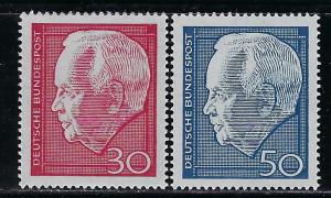 Germany Bund Scott # 974 -975, mint nh