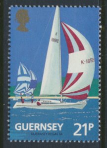 Guernsey  SG 525  SC# 460 MNH  Yacht Club  1991  see scan     