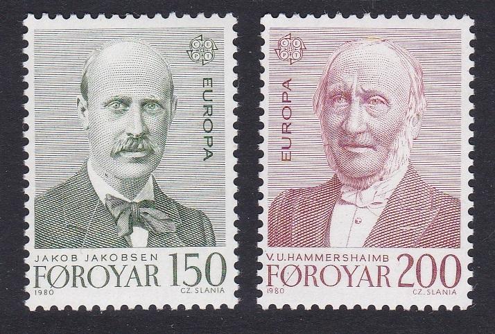 Faroe Is. Europa CEPT issue 1980 2v SG#52-53 SC#53-54