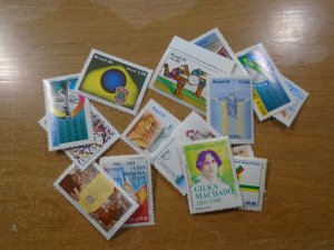 Brazil    15 different stamps   MNH