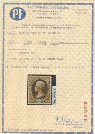 US 157 Bank Notes NH VF PFC