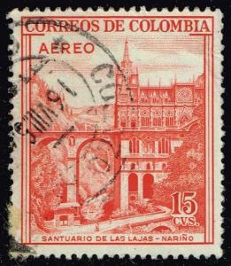 Colombia #C241 Las Lajas Shrine - Narino; Used (0.25)