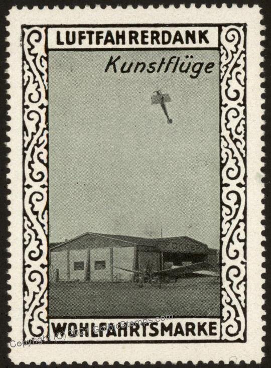 Germany WWI Air Force Kunstfluege Memorial Luftfahrerdank Flight MNH  Ci G102804