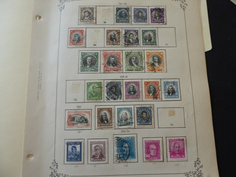 Chile 1911-1967 on Yvert Album Pages