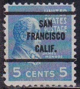 Precancel - San Francisco, CA PSS 810-63 - Bureau Issue