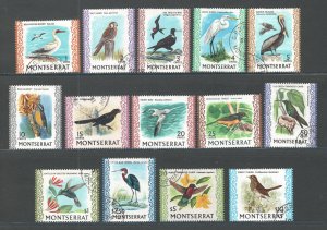 MONTSERRAT #231-243A Used,  VF,   CV $45.95  ...   3990107