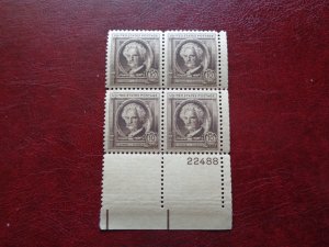 1940 USA Famous Americans Series Blocks of 4x4 MNH