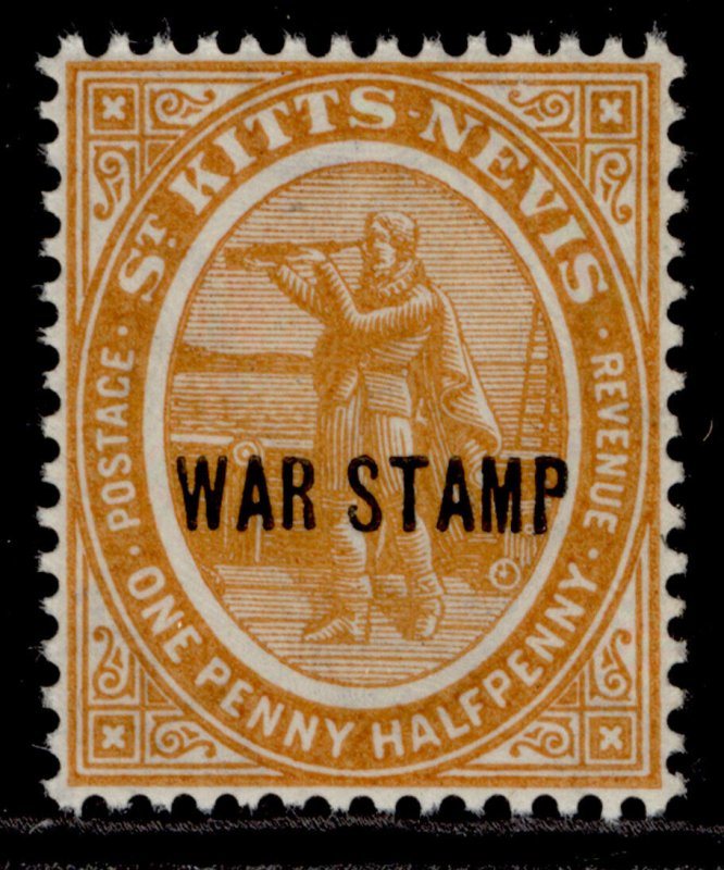 ST KITTS-NEVIS GV SG23, 1½d orange, NH MINT.