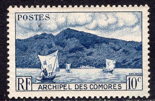 Comoros (1950) #30 MNH