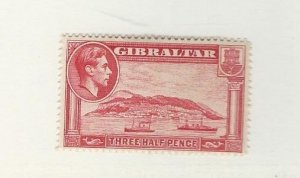 Gibraltar, Postage Stamp, #109 Mint LH, 1938 Ships