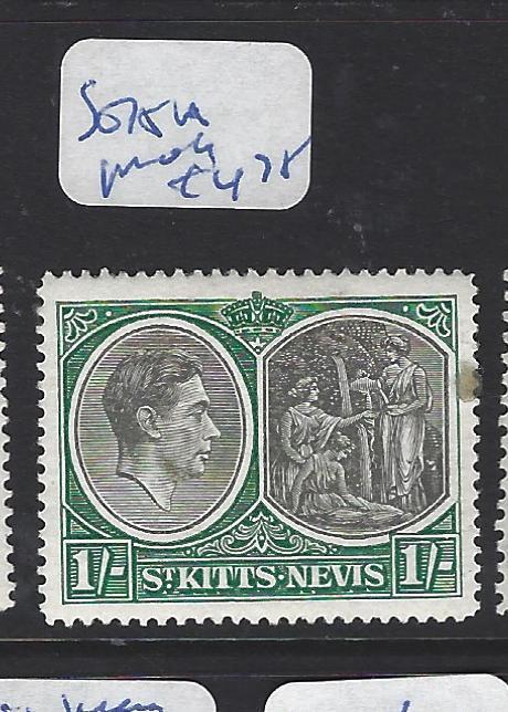 ST KITTS NEVIS  (PP2806B)  KGVI  1/-  SG 75A   MOG