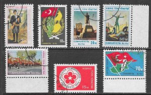 Turkish Northern Cyprus 1-7: Images of Turkey and Cyprus, CTO, F-VF