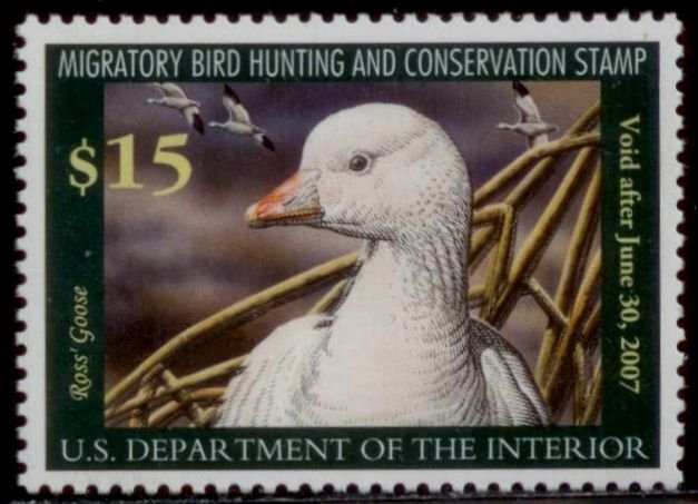 USA Duck Stamp 2006 SC# RW73a MNH-no gum E144