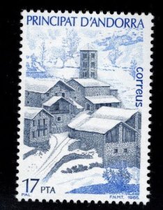 Andorra  (Spanish) Scott 170 Pal Village MNH** 1985 stamp