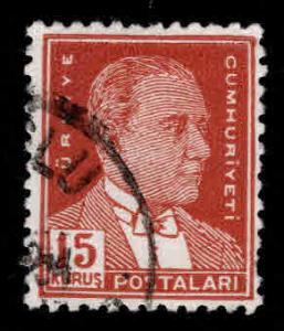 TURKEY Scott 1028 Used stamp