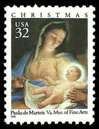 3107 32c Madonna & Child,  Mint NH OG VF