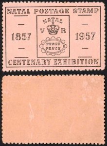 Natal Cinderella Postal Centenary Exhibition (1957)