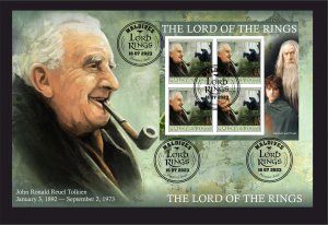 FDC. Cover Cinema. The Lord of the Rings 2023 year 8 covers imperforated MNH**