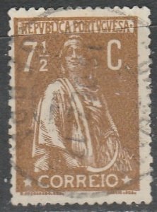 Portugal      214   Perf. 15 X 14       (O)    1912   Le $0.07½   ($$)