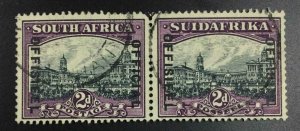 MOMEN: SOUTH AFRICA SG #O14w 1934 WMK INVERTED USED £130 LOT #64550