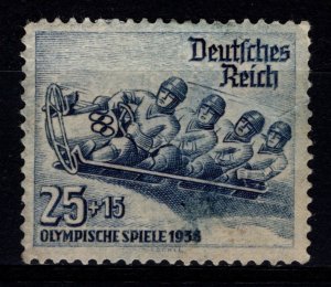 Germany 1935 Winter Olympic Games, 25pf + 15pf [Unused]