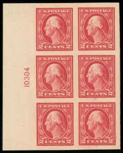 United States #482 Mint nh extremely fine to superb   Cat$45 1916, 2¢ carmin...