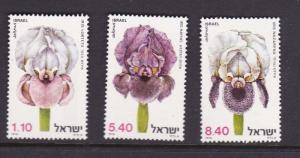 Israel 1978 Flower Sc 715-717 MNH OurRef.#z0139