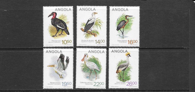 BIRDS - ANGOLA #683-8  MNH