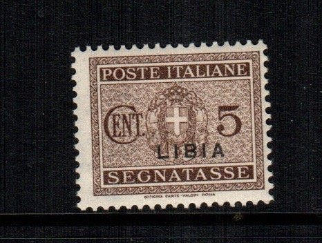 Libya  J12 MNH cat $ 1.00  italian libia