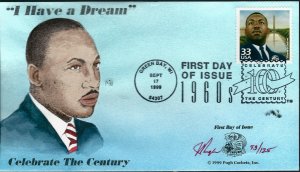 Beautiful Pugh Designed FDC Celebrate Martin Luther King...Only 125 created