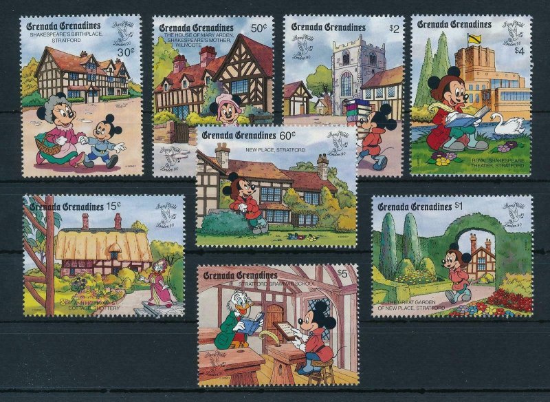 [22466] Grenada Grenadines 1990 Disney Characters in Stratford UK MNH