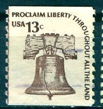 USA; 1975: Sc. # 1618:  Used Perf. 10 Coil Single Stamp