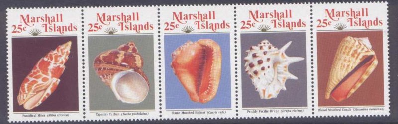 Marshall Islands 220a MNH Shells