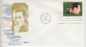 1973 George Gershwin (Scott 1484) Fleetwood FDC