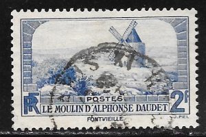 France 307: 2f The Mill of Alphonse Daudet (Fontvieille), used, VF