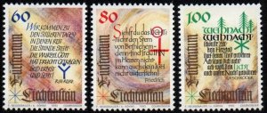 Liechtenstein # 1013 - 1015 MNH