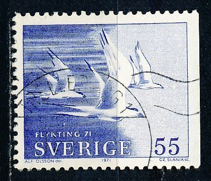 Sweden #888 Single Used