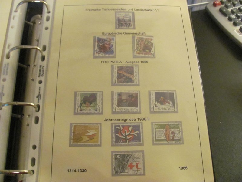 SWITZERLAND 1978-2005 STAMPS & COVERS XF COULD BE AS MUCH AS $2000 CATALGUE(188)