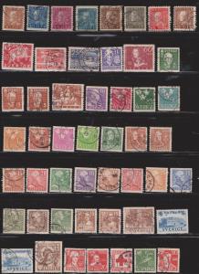 SWEDEN - Stockpage Of Used Issues #2 - Nice Stamps