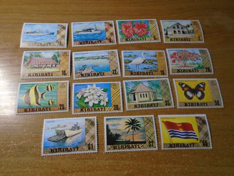 Kiribati  #  327-340A  MNH