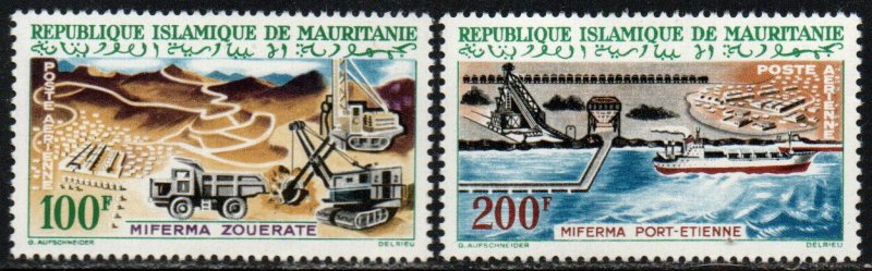 Mauritania Sc #C20-C21 Mint Hinged